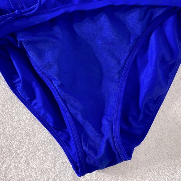 5/$25 George Blue Swim Skirt Bikini Bottom L - Picture 6 of 12